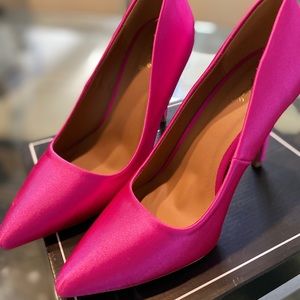 Neon Pink High Heels